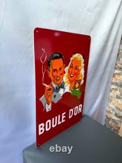 Boule d'Or Vintage Cigarette Advertising Metal Sign 60 × 40 cm (23.6 × 15.7)