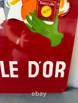 Boule d'Or Vintage Cigarette Advertising Metal Sign 60 × 40 cm (23.6 × 15.7)