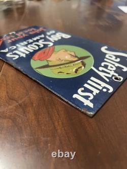 Boy Scouts of America Service Station Safety 1st Sign Join Your Local Troop 5x9