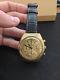 Breitling Ref 1451 Triple Register Valjoux 7736 Vintage Signed Chronograph Watch