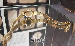 C60's Swiss Rolex Solid 18k Gold Watch & Band + Box Vintage Antique 5x Signed