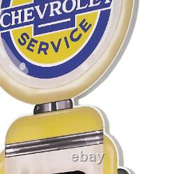 Chevrolet Super Service 60 Gas Pump Home Wall Decor With Retro Vintage Design