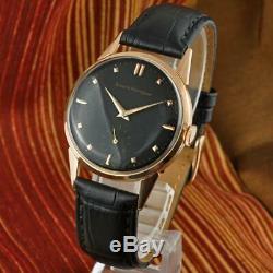 Classic Signed Girard Perregaux 18k Solid Gold Manual Wind Vintage Gents Watch