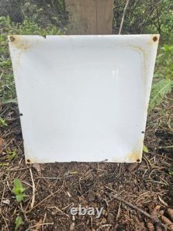 Collectible Vintage Polly Porcelain Sign Motor Oil Gas Service Gas Pump Plate