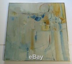 Connors Painting Abstract Non Objective Modernism Vintage Expressionism Large