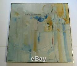 Connors Painting Abstract Non Objective Modernism Vintage Expressionism Large