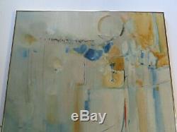 Connors Painting Abstract Non Objective Modernism Vintage Expressionism Large