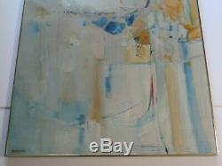 Connors Painting Abstract Non Objective Modernism Vintage Expressionism Large