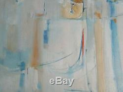 Connors Painting Abstract Non Objective Modernism Vintage Expressionism Large