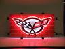 Corvette Neon Sign Gm Vintage Style C5 Body Style Lamp Light Racing Flags