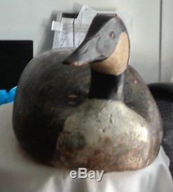 Crisfield Orig Paint Goose Decoy Signed Dated 1948 by Renown Lem & Steve Ward