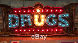 Custom Vintage Marquee lights art DRUGS emmettsauction The Parker Palm Springs