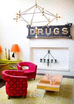 Custom Vintage Marquee lights art DRUGS emmettsauction The Parker Palm Springs