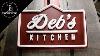 Diy Vintage Restaurant Sign Deb S Kitchen