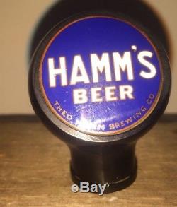 Dr Hamms beer Tap Ball Knob Minnesota St Paul Sign Can Bottle Vintage SteVan