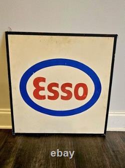 Esso sign vintage metal
