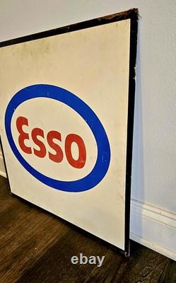 Esso sign vintage metal