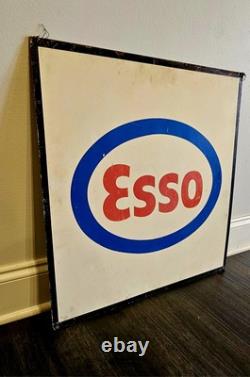 Esso sign vintage metal