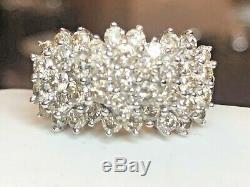 Estate Vintage 10k Gold Natural Diamond Ring Wedding Anniversary Signed Jwbr Kay