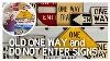 Exploring 70 Years Of One Way U0026 Do Not Enter Traffic Signs My Vintage Street Sign Collection