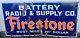 Firestone Vintage Porcelain Sign Rare 30x60