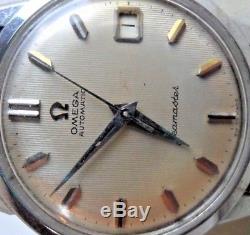 FULLY SIGNED Vintage 1959 S/S Men's Omega Seamaster Automatic Watch with Bracelet