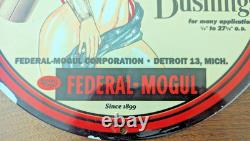 Federal Mogul Vintage Garage Sign with Wonder Woman pinup