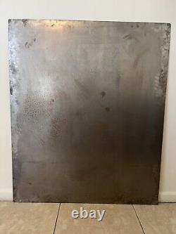 Ferrari Vintage-Style Cast Metal Wall Sign Handmade Garage Decor 24x20