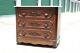 Fine Victorian Rosewood And Walnut Ohio Signed Marble Top Chest Dresser Ca. 1870