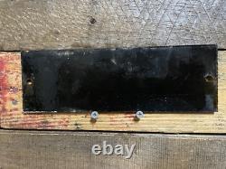 Fireworks Factory Vintage Porcelain Sign Carnival Manufacturer Holiday Gas & Oil