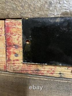 Fireworks Factory Vintage Porcelain Sign Carnival Manufacturer Holiday Gas & Oil