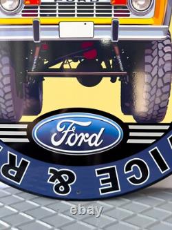 Ford Bronco Sign BRONCO SERVICE & REPAIR AUTO SIGN VINTAGE- 19.7 (50cm)