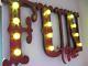 Fun Time Large Fairground Sign Vintage Style New Light Up With Fairground Lights