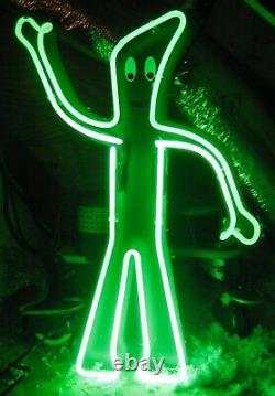 Gumby neon sign Longhorn Steakhouse BULLS vintage