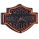 Harley-davidson Etched Bar Shield Shaped Neon Wall Clock Light Sign Vintage Logo
