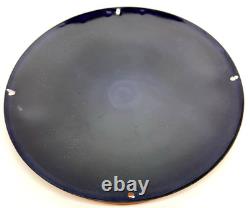 Harley Davidson Vintage Porcelain Sign Sales Service Motorcycle Convex