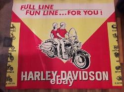 Harley Davidson vintage (very rare) Advertising poster