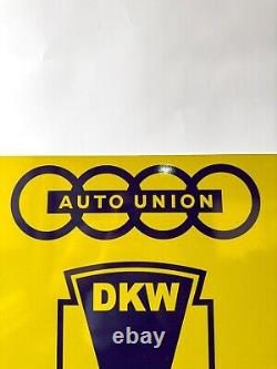High Qulity Vintage DKW Auto Union Service Heavy Metal SignXXL 24x16(60x40 cm)