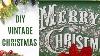 How To Diy A Framed Sign Vintage Rustic Farmhouse Christmas Sign Decor
