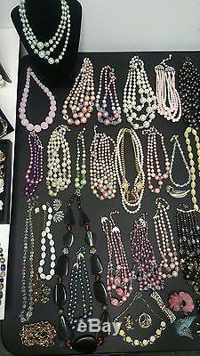 Huge Lot 325+ Vintage Signed Jewelry Monet Coro Trifari Lisner Hobe Judy Lee