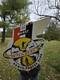 Huge Vintage Hurst Armed Forces Club Defenders Porcelain Sign 24 X 24