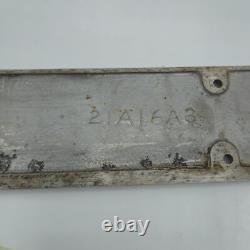 Ingersoll Rand IR White Nameplate Sign Old Metal Machinery Equipment Advertising