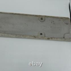 Ingersoll Rand IR White Nameplate Sign Old Metal Machinery Equipment Advertising