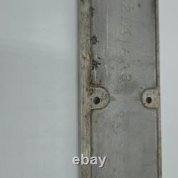 Ingersoll Rand IR White Nameplate Sign Old Metal Machinery Equipment Advertising