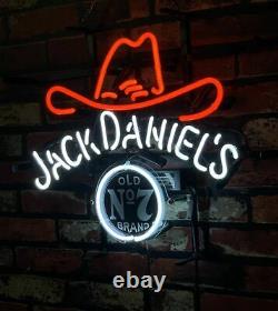 Jack Daniel's Neonlicht Vintage Dekor Wand Kunstwerk 42x34cm Neon Signs