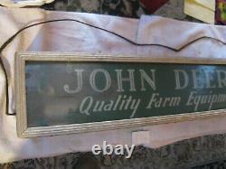 John Deere Vintage Fluorescent Lighted Sign
