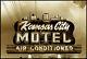 Kansas City Motel Sign Vintage Porcelain Neon