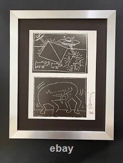 Keith Haring + Signed Vintage Print Framed Buy It Now