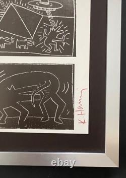 Keith Haring + Signed Vintage Print Framed Buy It Now
