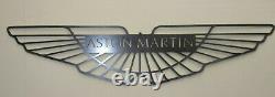 LARGE Aston Martin Car Logo Metal Sign Hand Finished Vintage Car Wall Art